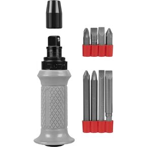 Performance Tool W2504 1/2-Inch Manual Reversible Impact Driver - Flathead 5/16 & 3/8 & Phillips #2 & #3 Bits For Most Common applications - Disengage Brake Caliper Screws, Rusted Fasteners or Frozen