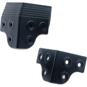 MY MIRONEY 1.97" x 1.73" Workbench Corner Brackets Right Angle Corner Protectors L Shape Joint Fastener Corner Brace Bracket with Screws Pack of 8