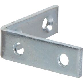 592564 Corner Brace, Zinc, 2-Inch, by 4-Pack
