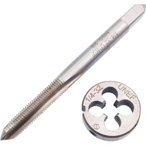 HSS 1/4-32 UNEF Tap and 1/4-32 UNEF Die Right Hand