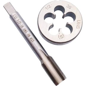 HSS 1/2-36 UNS Tap and 1/2-36 UNS Die Right Hand