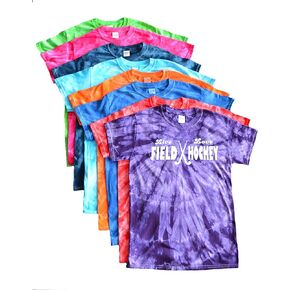 Field Hockey Tie Dye T-Shirt Live Love Logo