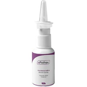 Povidone Iodine Nasal Spray (0.6%) - Powerful Nasal Cleanser & Sinus Protection - Reduce Exposure to Airborne Contaminants - Travel Friendly - 30ml