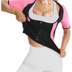 Sauna Suit for Women Neoprene Slimming Workout Sweat Body Sauna Vest Exercise Waist Trainer for Women Weight Loss