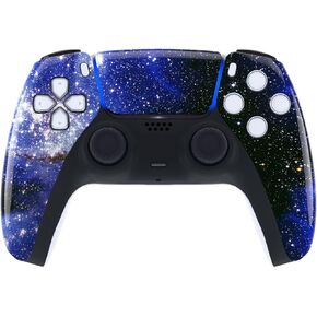 Custom Wireless Controller for PS5 - Hand Airbrushed & Multiple Designs Available (White Dragon)