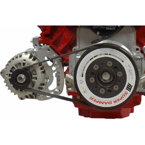 ICT Billet LS Corvette Spacing Low Mount Alternator Passenger Side Bracket Electric or Remote Water Pump Engine Plate Aluminum Designed & Manufactured in the USA 551177LS0-1