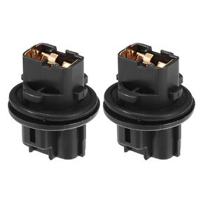 Front Turn Signal Light Lamp Bulb Holder 81128-06470 for Toyota Avalon 2013-2016 Plastic Black (Set of 2)