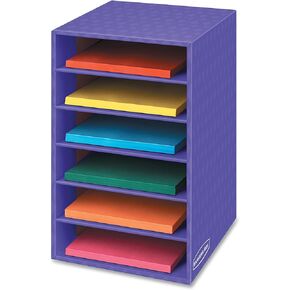 Bankers Box 1 Pack Classroom 6 Shelf Organizer File Sorter 18"H x 12"W x 13 1/4"D