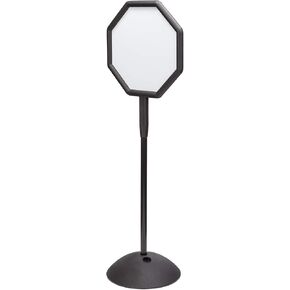 Safco Products 4173BL Write Way Directional Arrow Sign, Black, Magnetic Dual-Sided Dry Erase Board, Indoor and Outdoor Use