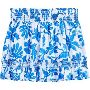 vineyard vines Girls' Floral Smocked Waist Skirt