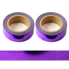 Gold washi Tape for Wall Decor Decorative Tape Crafts Washy-Tape Mirror Tape Self Adhesive Masking Tape (0.59in x33FT,Gold,2 Rolls)