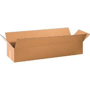 BOX USA 20x6x6 Long Corrugated Boxes, Long, 20L x 6W x 6H, Pack of 25 | Shipping, Packaging, Moving, Storage Box for Home or Business, Strong Wholesale Bulk Boxes