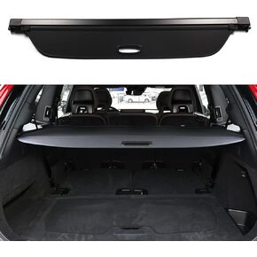 Cargo Cover for Volvo XC90 2016-2018 2019 2020 2021 2022 2023 Accessories Rear Black Trunk Shade Luggage Security Cover
