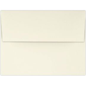 LUXPaper A4 Invitation Envelopes | 4 1/4" x 6 1/4" | Natural | 70lb. Text | 50 Qty