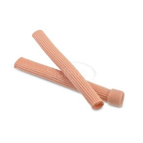 Silipos 10865 Gel Ribbed Tubing for Corns, 3/4" Diameter, 6" Length, Pack of 2
