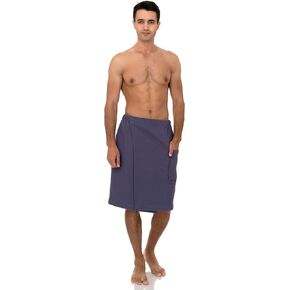 TowelSelections رجل وافل دش التفاف سبا حمام التفاف الصالة الرياضية التستر متوسطة / كبيرة الظل الهادئ