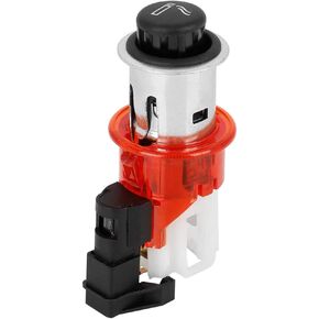 X AUTOHAUX Cigarette Lighter Socket Plug Assembly for Volkswagen Golf for Seat Leon 1J0919341A 1J0919307