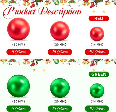 BYMORE 10000+ مجموعة حشو المزهرية العائمة DIY، حشو مزهرية عيد الميلاد، بما في ذلك 10000 قطعة من خرز جل الماء، 120 قطعة من اللؤلؤ الأحمر والأبيض لديكورات حفلات عيد الميلاد in Kuwait