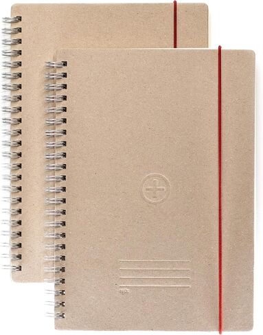 30X40 Design Workshop Blank Sketchbook (2 Pack) Dot Grid Double-Ring - Set of (2), A5 Size, 50 Sheets with Rubber Strip in Saudi Arabia