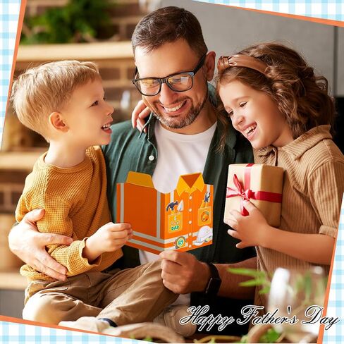 48 مجموعة من أدوات حرفة عيد الأب DIY، بطاقات قميص عيد الأب، بطاقات عيد الأب مع مغلفات، ملصقات بطاقات تهنئة DIY، بطاقات هدايا لأنشطة الفصل العائلي لعيد الأب، مشروع فني in Saudi Arabia