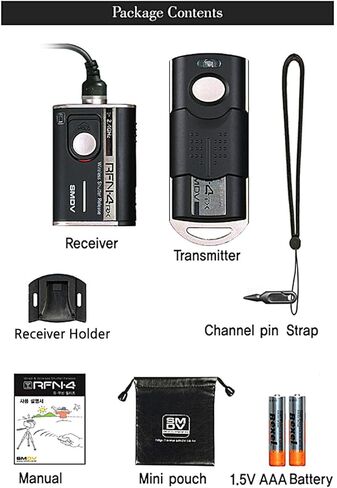 RFN4 RF-911 Wireless Remote Shutter Release for Canon - Transmitter and Receiver in Kuwait