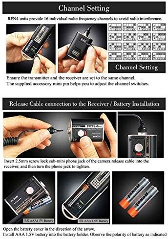 RFN4 RF-911 Wireless Remote Shutter Release for Canon - Transmitter and Receiver in Kuwait