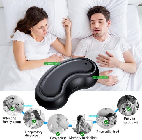 Anti Snoring Devices Intelligent Electric Snoring Solution Smart Throat Effective Snore Stopper Good Sleep Aid Device for Men Women Reduce Snoring in Kuwait