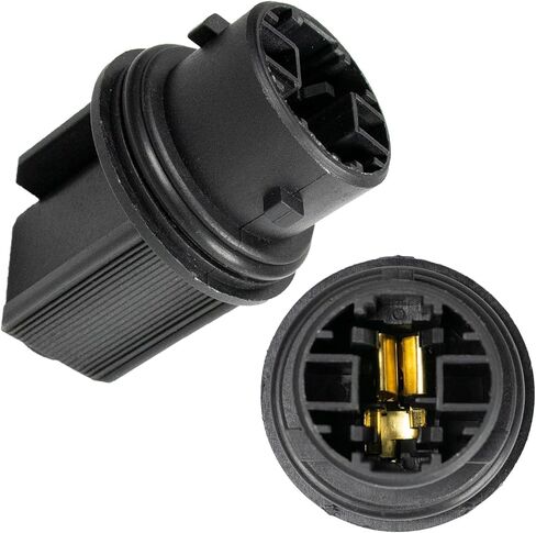 2 Pcs Front Turn Signal Bulb Sockets Replaces 224-394-025 Fit for Freightliner Cascadia M2 Columbia Headlight Turn Signal Lamp Light Socket for 4157NA 3157NA Bulb in Saudi Arabia