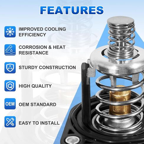 12674639 Engine Coolant Water Pump Outlet Thermostat Housing Assembly Compatible with 2014-2020 Chevy Suburban Silverado Tahoe Cadillac Escalade GMC Yukon Sierra 1500 Replace# 15-11125 in Saudi Arabia