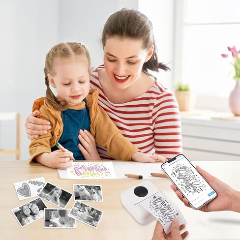 20 لفة كاميرا طباعة فورية للأطفال لإعادة تعبئة ورق الطباعة، لفات ورق طباعة حرارية طباعة صور عالية الدقة لمعظم الكاميرات الفورية للأطفال (57 × 25 مم) in Kuwait