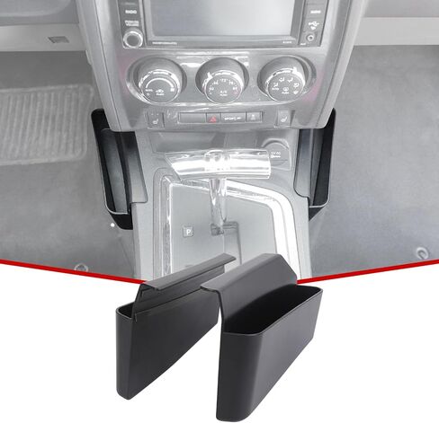JeCar Storage Tray Gear Shifter Storage Box Organizer Interior Accessories Compatible with Dodge Challenger 2009-2014 in Saudi Arabia