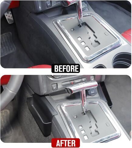 JeCar Storage Tray Gear Shifter Storage Box Organizer Interior Accessories Compatible with Dodge Challenger 2009-2014 in Saudi Arabia