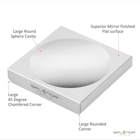 كتلة مقعد فولاذية كبيرة من سبلينور تولز - مجوهرات سندان مسطحة - كتلة مقعد معدنية صلبة لإصلاح المجوهرات وختم المعادن in Kuwait
