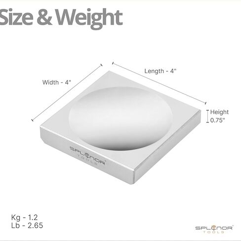 كتلة مقعد فولاذية كبيرة من سبلينور تولز - مجوهرات سندان مسطحة - كتلة مقعد معدنية صلبة لإصلاح المجوهرات وختم المعادن in Kuwait