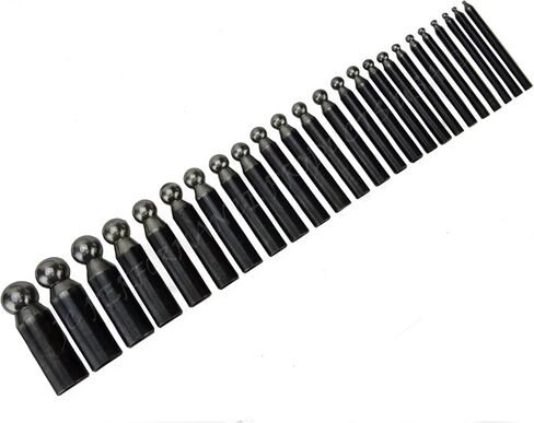 JC Performance Products USA Doming Dapping Jewelry Metal Forming Punch Set Machinist Die Cavity Tool Sets in Kuwait