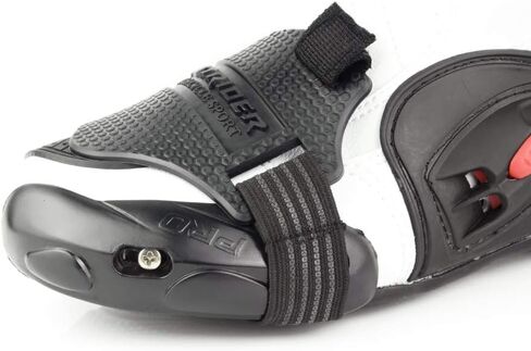 FitTurn Motorcycle Motorbike Shift Pad Riding Shoe Boot Cover Protective Gear, Guard Shifter Accessories for Shoes Motorcycle Antiskid Boots Protector (Tow*Black) in Saudi Arabia