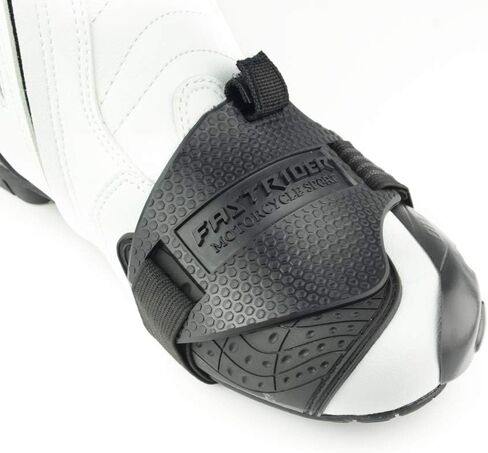 FitTurn Motorcycle Motorbike Shift Pad Riding Shoe Boot Cover Protective Gear, Guard Shifter Accessories for Shoes Motorcycle Antiskid Boots Protector (Tow*Black) in Saudi Arabia