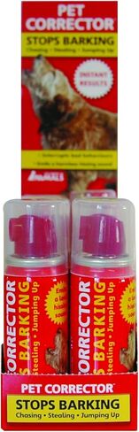 مصحح الحيوانات الأليفة – شركة الحيوانات – السلوك السيئ والمساعدة في التدريب – يوقف بسرعة النباح والقفز والحفر والمضغ – غير ضار وآمن – 30 مل، عبوة من 12 قطعة in Kuwait