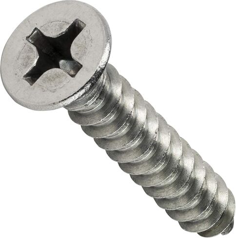 الولايات المتحدة الفولاذ المقاوم للصدأ 100 قطعة الولايات المتحدة الفولاذ 316 A4 #12-11x2 "آلة التنصت على الذات المسمار شقة رئيس نوع فيليبس in Saudi Arabia