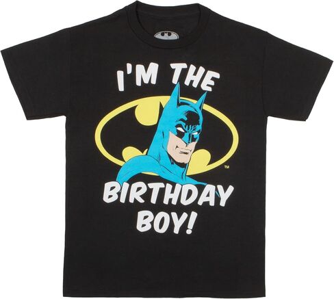 تي شيرت باتمان بأكمام قصيرة للأولاد لأعياد الميلاد - تي شيرت للأولاد بأكمام قصيرة للأبطال الخارقين لحفلات أعياد الميلاد للأطفال in Kuwait