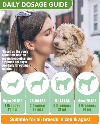 علاج عدوى الخميرة الطبيعية للكلاب | 60 مل يدعم تخفيف الحكة الصحية | علاج عدوى الأذن بالخميرة لدى الكلاب | تخفيف التهابات الكلاب وتخفيف الحساسية وتخفيف الحكة الجلدية | 2 أونصة سائلة، نكهة لحم الخنزير المقدد in Kuwait