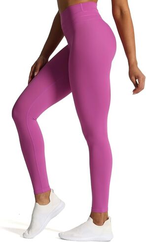 Aoxjox High Waisted Workout Leggings for Women Scrunch Tummy Control Luna Buttery Soft Gym Yoga Pants 26" in Kuwait