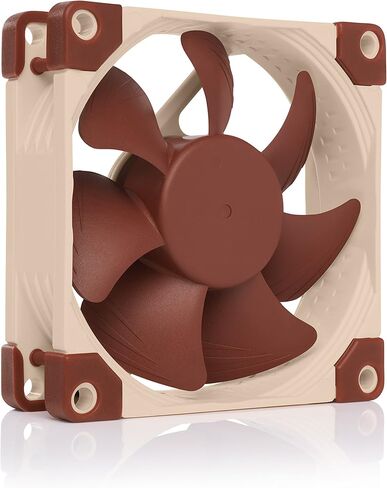 Noctua NF-A8 5V، مروحة هادئة ممتازة مع كابل محول طاقة USB، 3 دبابيس، إصدار 5 فولت (80 ملم، بني) in Saudi Arabia