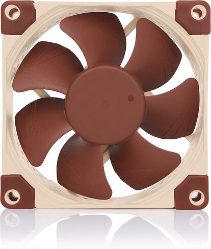 Noctua NF-A8 5V، مروحة هادئة ممتازة مع كابل محول طاقة USB، 3 دبابيس، إصدار 5 فولت (80 ملم، بني) in Saudi Arabia
