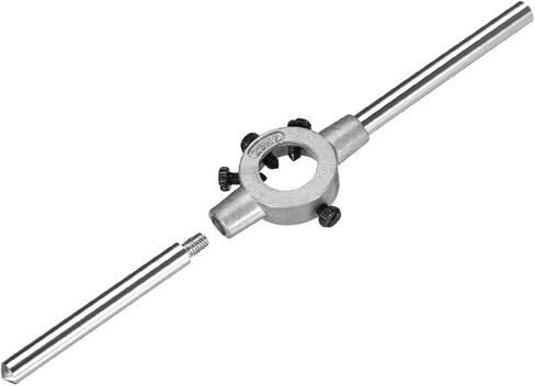 uxcell Round Die Stock Handle Wrench Holder 20mmx7mm M4-M6 Metric & Metric Round Die 6#-32 UNC 0.8" OD Machine Thread Right Hand Threading Die in Saudi Arabia