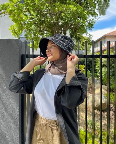 MEANBEAUTY Bucket Hat Cotton Style Unisex Fisherman Sun Hats for Men and Women Cashew Flower Outdoor Cap Beach Hat in Saudi Arabia