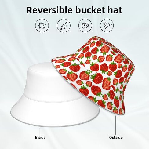 Sky Blue Tie Dye Bucket Hat for Women Men Teens Double-Side-Wear Reversible Summer Beach Sun Hat Packable Fisherman Cap in Saudi Arabia