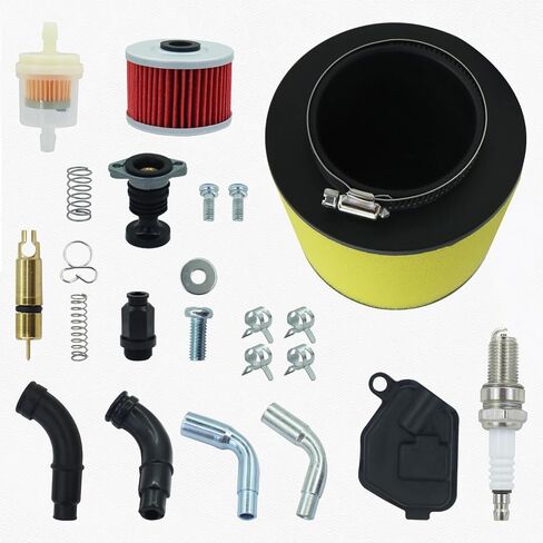 مكربن ​​TRX300 يستبدل هوندا 16100-HM5-730 16100-HM5-671 16100-HC4-013 يناسب موديلات FOURTRAX TRX300FW 1988-2000 مع فلتر زيت منظف الهواء in Kuwait