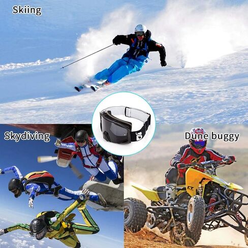 نظارات الدراجات النارية نظارات الدراجة الترابية نظارات موتوكروس نظارات ATV نظارات السباق ضد الغبار نظارات التزلج المقاومة للخدش نظارات السلامة الواقية in Kuwait