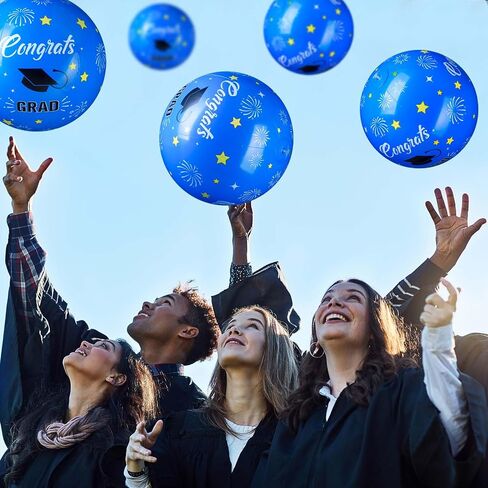 12 جهاز كمبيوتر شخصى Congrats Grad نفخ كرة الشاطئ 12 بوصة علامة التخرج كرة الشاطئ نفخ كرات الشاطئ فئة 2024 هدايا الحفلات لصيف المياه الرمال لعبة Grad حفلة الديكور in Kuwait